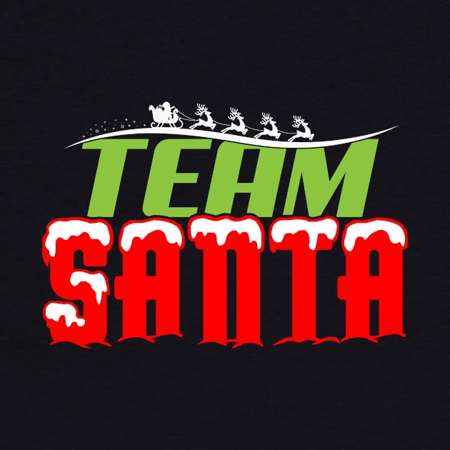 Team Santa Shirt by atomicapparel